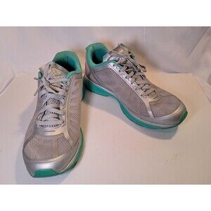 APL Windchill Gray Silver Green Athletic Training Sneakers Size 9.5 Women's